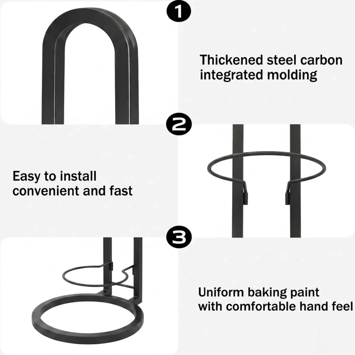 4 Tier Vertical Ball Storage Rack Metal Stand for Basketballs and Sports Balls - Black - Home & Garden > Storage > Storage Boxes - Rivercity House & Home Co. (ABN 18 642 972 209) - Affordable Modern Furniture Australia