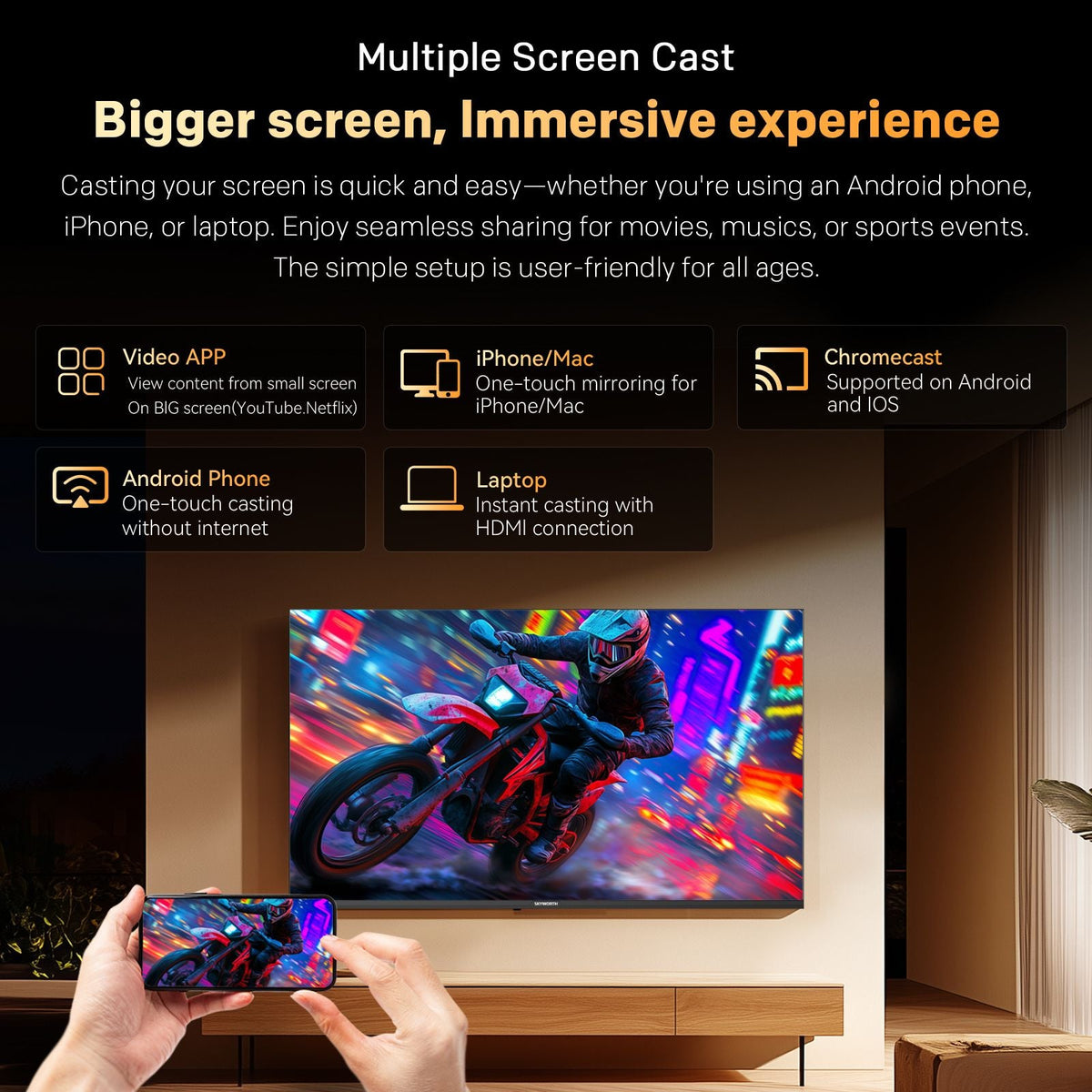 40" E5500H EyeCare Smart Google TV 1080P FHD HDR10 HLG Dolby Audio Voice Control - Appliances > TV > TVs & Accessories - Rivercity House & Home Co. (ABN 18 642 972 209) - Affordable Modern Furniture Australia