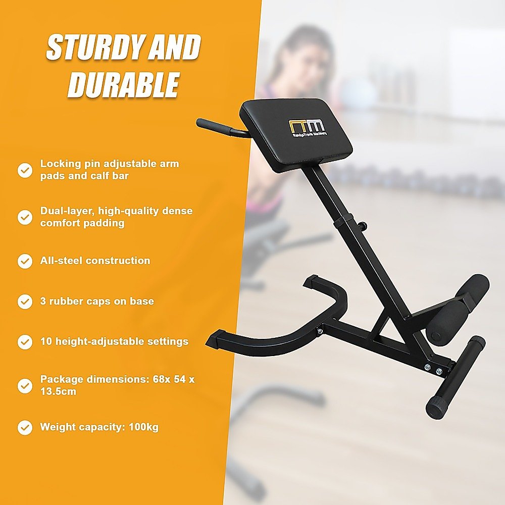 45 - Degree Hyperextension Bench - Rivercity House & Home Co. (ABN 18 642 972 209) - Affordable Modern Furniture Australia