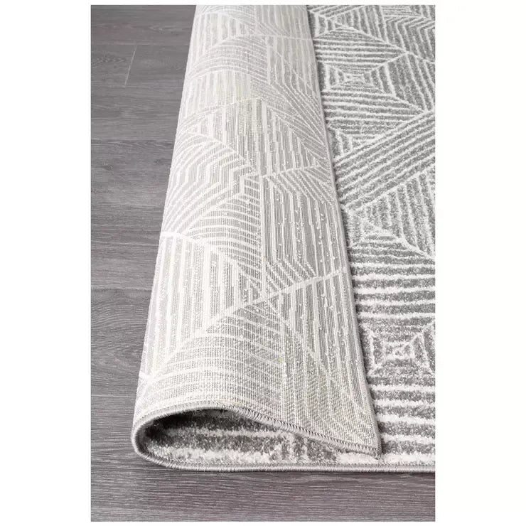 457 Silver Rug 290x200cm Bohemian Tribal Style Easy Clean Polypropylene - Home & Garden > Rugs > Outdoor Rugs - Rivercity House & Home Co. (ABN 18 642 972 209) - Affordable Modern Furniture Australia