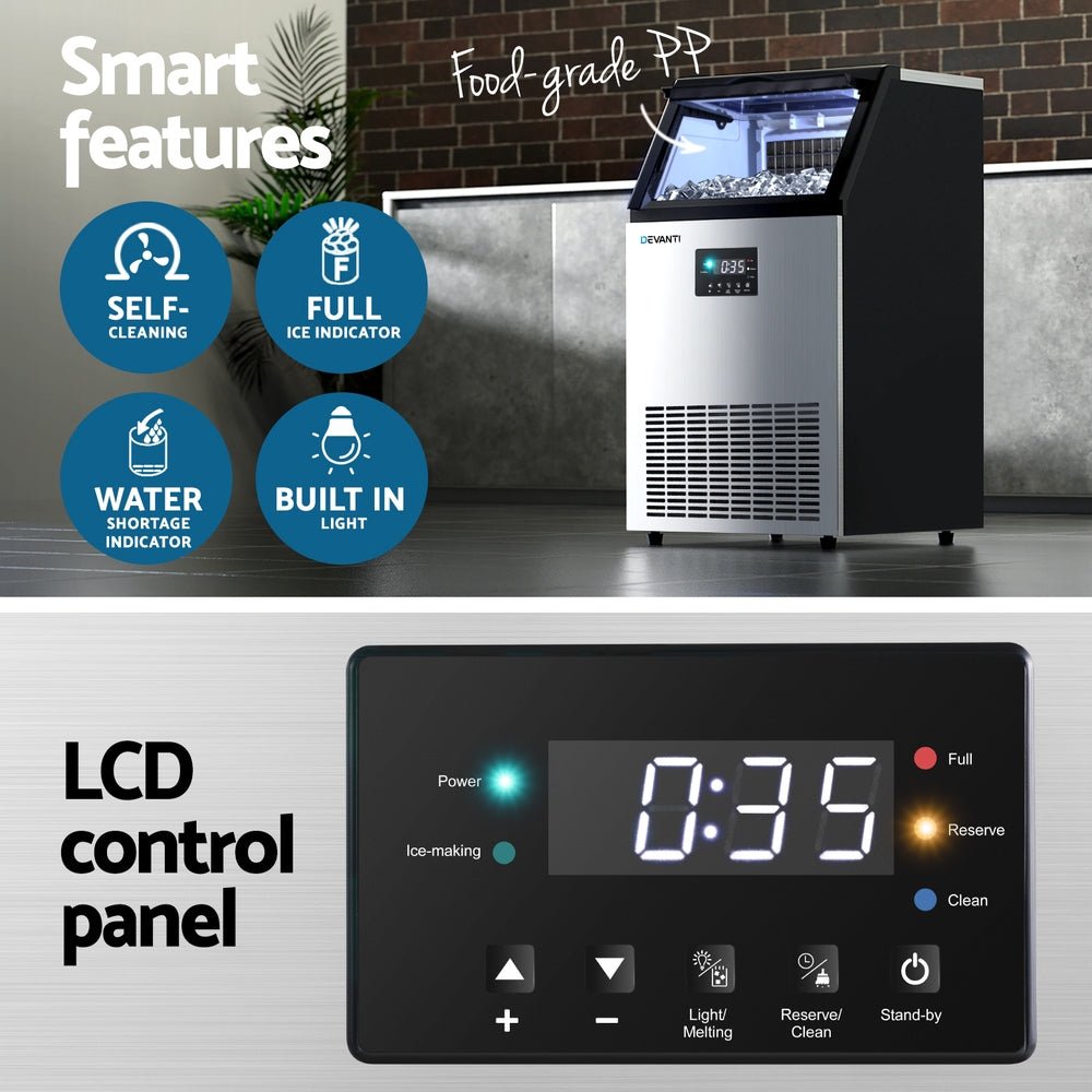 45kg Ice Maker Commercial Machine - Appliances > Kitchen Appliances > Ice Makers - Rivercity House & Home Co. (ABN 18 642 972 209) - Affordable Modern Furniture Australia