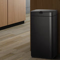 45L Motion Sensor Automatic Rubbish Bin with Liner Holder - Black
