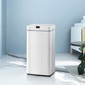 45L Motion Sensor Automatic Rubbish Bin with Soft Close - White