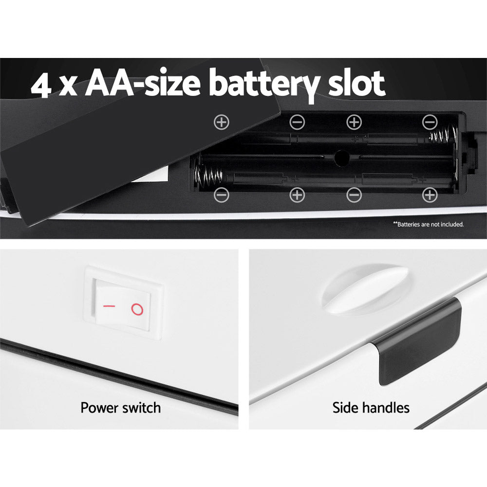 45L Motion Sensor Bin Rubbish Automatic White - Home & Garden > Kitchen Bins > Automatic Bins - Rivercity House & Home Co. (ABN 18 642 972 209) - Affordable Modern Furniture Australia