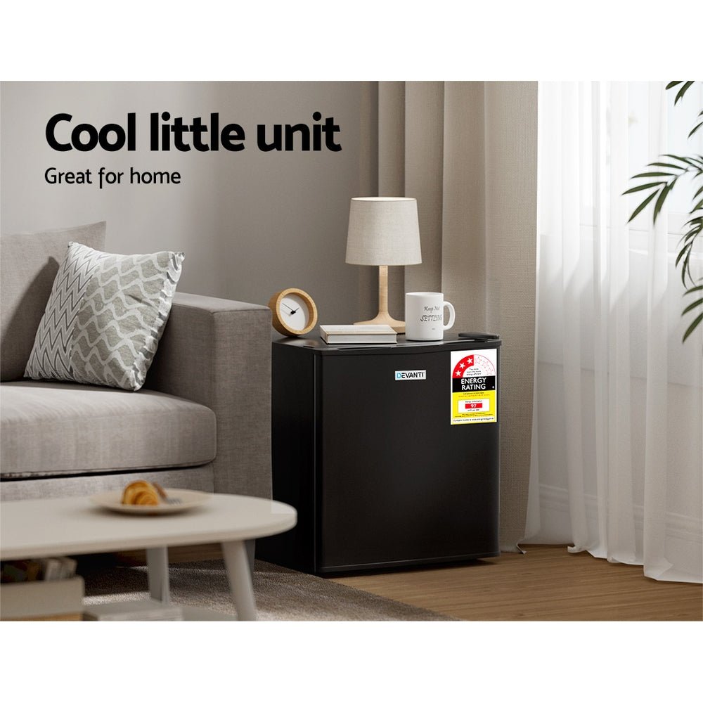 48L Bar Fridge Black - Appliances > Fridges & Freezers > Fridges - Rivercity House & Home Co. (ABN 18 642 972 209) - Affordable Modern Furniture Australia