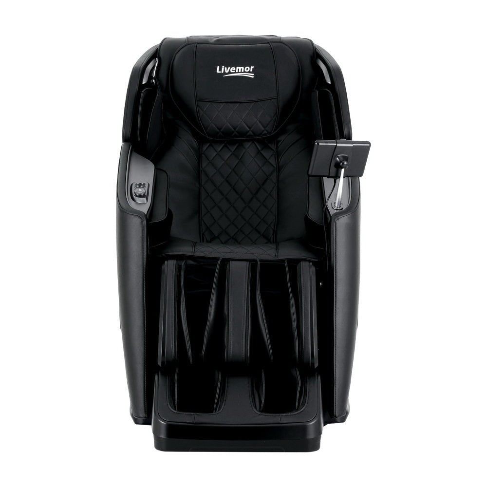 4D Massage Chair Electric Recliner Home Massager Black - Furniture > Bar Stools & Chairs > Massage Chairs - Rivercity House & Home Co. (ABN 18 642 972 209) - Affordable Modern Furniture Australia