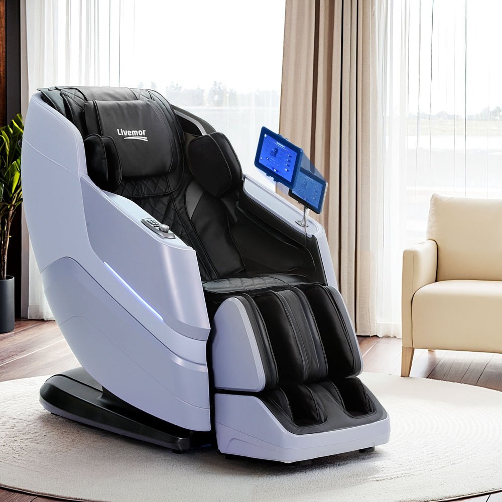 4D Massage Chair Electric Recliner Home Massager Miraj - Furniture > Bar Stools & Chairs > Massage Chairs - Rivercity House & Home Co. (ABN 18 642 972 209) - Affordable Modern Furniture Australia