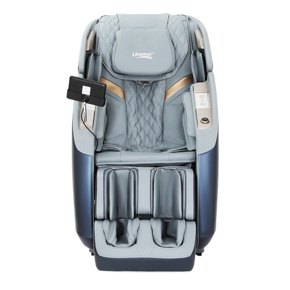 4D Massage Chair Recliner SL Track Full Body Zero Gravity Massager Heated AI Body Scan Melisa - Furniture > Bar Stools & Chairs > Massage Chairs - Rivercity House & Home Co. (ABN 18 642 972 209) - Affordable Modern Furniture Australia