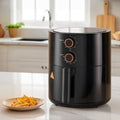 4L Air Fryer 1500W with Knob Control - Black