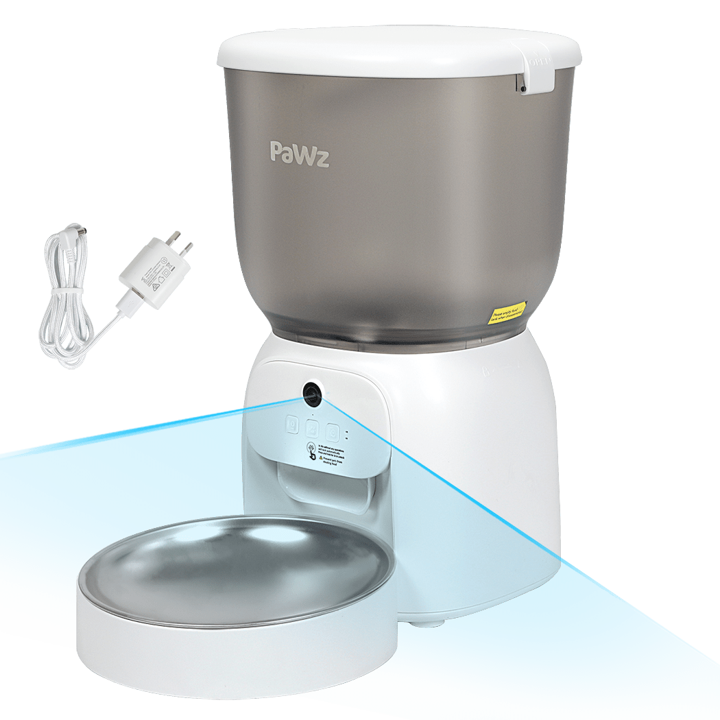 4L Automatic WiFi Pet Feeder with Camera and App Control - White - Rivercity House & Home Co. (ABN 18 642 972 209) - Affordable Modern Furniture Australia