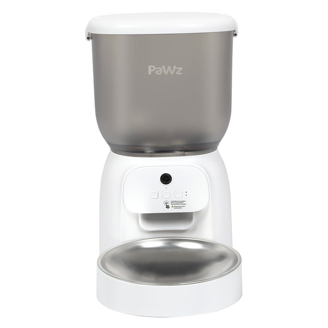 4L Automatic WiFi Pet Feeder with Camera and App Control - White - Rivercity House & Home Co. (ABN 18 642 972 209) - Affordable Modern Furniture Australia
