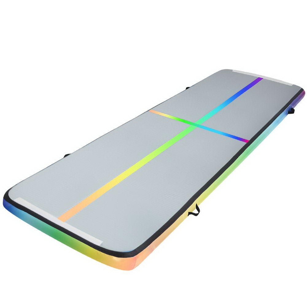 4m x 1m Inflatable Air Track Tumbling Mat for Gymnastics and Yoga - Multi-Colour - Sports & Fitness > Exercise, Gym & Fitness > Gymnastics - Rivercity House & Home Co. (ABN 18 642 972 209) - Affordable Modern Furniture Australia