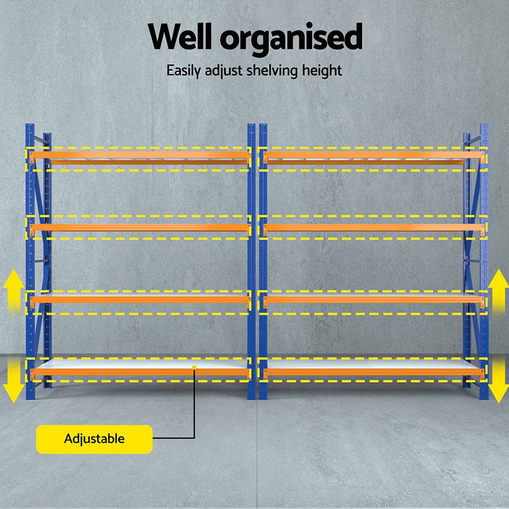 4Mx2.4M Garage Shelving Warehouse Rack - Tools > Tools Storage > Wall Storage Racks - Rivercity House & Home Co. (ABN 18 642 972 209) - Affordable Modern Furniture Australia
