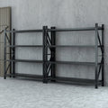 4Mx2M Heavy-Duty Garage Warehouse Shelving Rack - Black