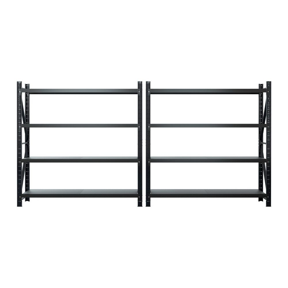 4Mx2M Garage Shelving Warehouse Rack Black - Tools > Tools Storage > Wall Storage Racks - Rivercity House & Home Co. (ABN 18 642 972 209) - Affordable Modern Furniture Australia