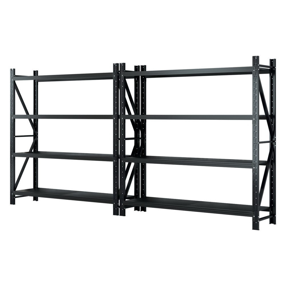 4Mx2M Garage Shelving Warehouse Rack Black - Tools > Tools Storage > Wall Storage Racks - Rivercity House & Home Co. (ABN 18 642 972 209) - Affordable Modern Furniture Australia