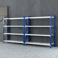 4Mx2M Heavy-Duty Garage Warehouse Shelving Rack - Blue