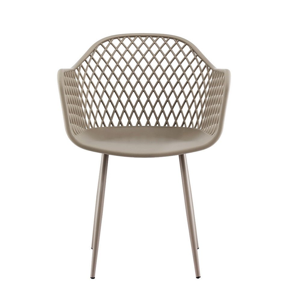 4PC Outdoor Dining Chairs PP Lounge Chair Patio Furniture Garden Coffee - Furniture > Outdoor > Outdoor Chairs - Rivercity House & Home Co. (ABN 18 642 972 209) - Affordable Modern Furniture Australia