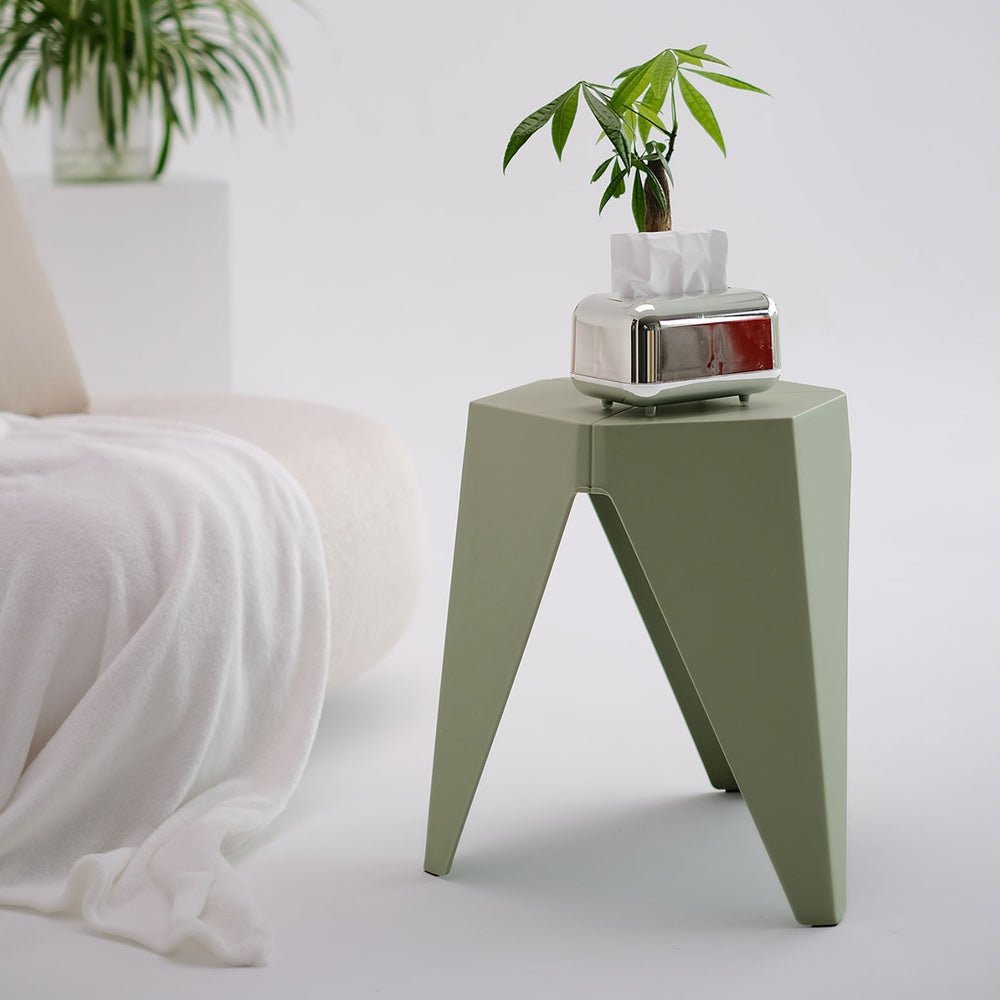 4PC Puzzle Stool Bar Stools Stackable Green - Furniture > Bar Stools & Chairs > Table & Bar Stools - Rivercity House & Home Co. (ABN 18 642 972 209) - Affordable Modern Furniture Australia