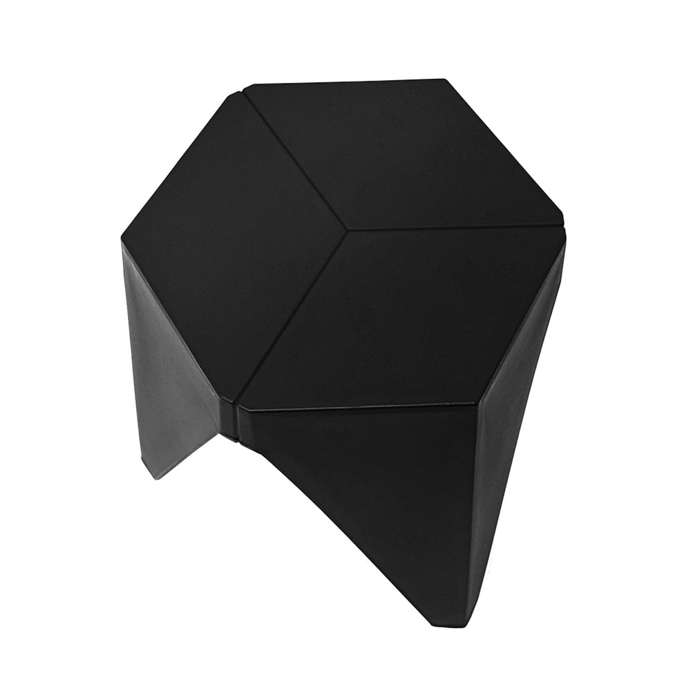 4PC Puzzle Stool Plastic Bar Stools Stackable Black - Furniture > Bar Stools & Chairs > Table & Bar Stools - Rivercity House & Home Co. (ABN 18 642 972 209) - Affordable Modern Furniture Australia