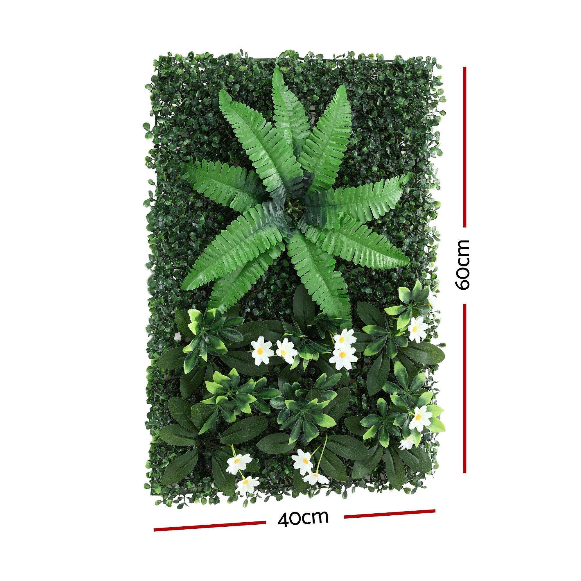 4PCS Artificial Plant Wall Panels 40X60CM Boxwood Panel Leaf Backdrop Backyard Green Decor - Home & Garden > Artificial Plants > Artificial Wall Plants - Rivercity House & Home Co. (ABN 18 642 972 209) - Affordable Modern Furniture Australia