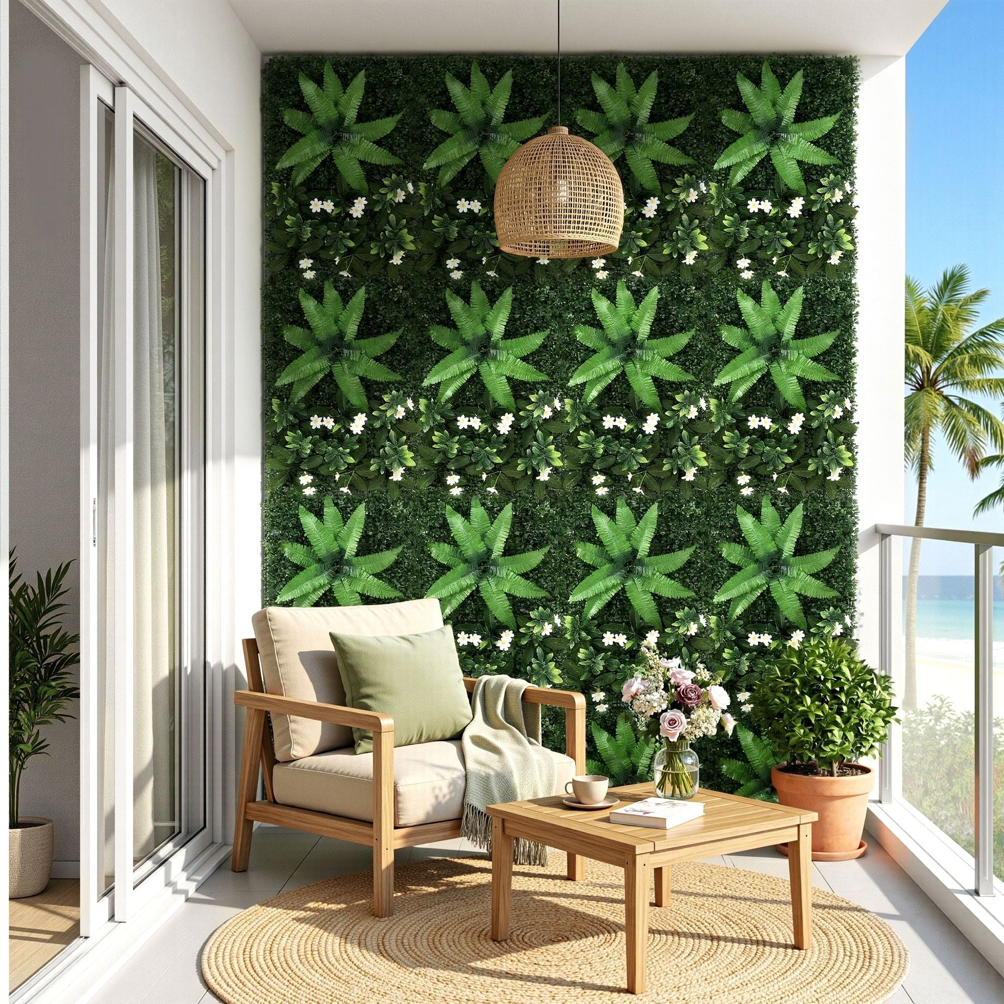4PCS Artificial Plant Wall Panels 40X60CM Boxwood Panel Leaf Backdrop Backyard Green Decor - Home & Garden > Artificial Plants > Artificial Wall Plants - Rivercity House & Home Co. (ABN 18 642 972 209) - Affordable Modern Furniture Australia