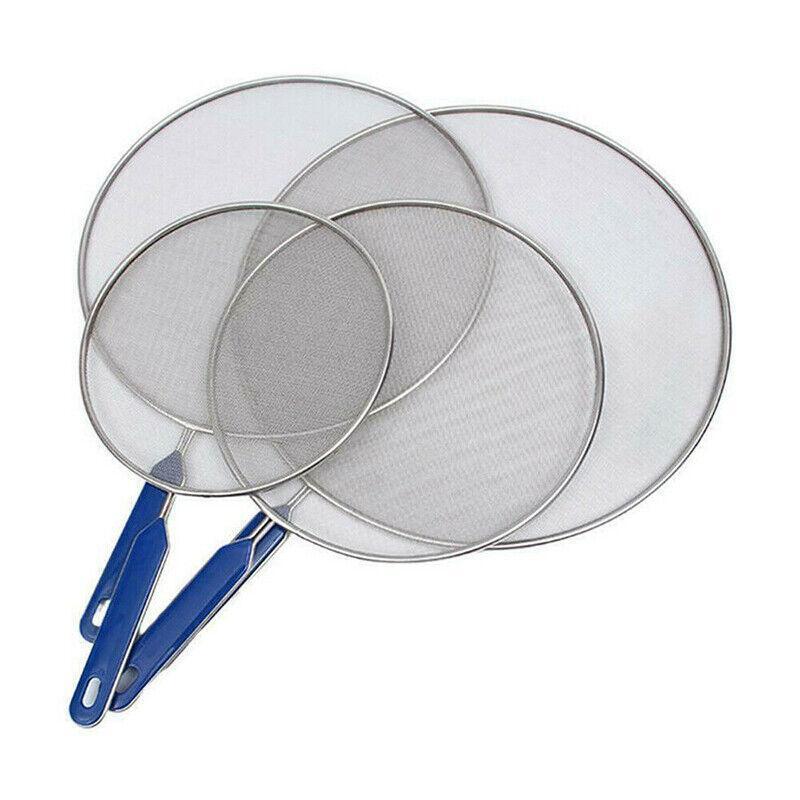 4Size Anti Splatter Guard Oil Net Splash Cover Pan Screen Kitchen Cooking Frying - 21CM - Home & Garden > Kitchenware > Kitchen Utensils - Rivercity House & Home Co. (ABN 18 642 972 209) - Affordable Modern Furniture Australia