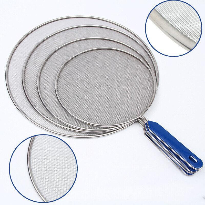 4Size Anti Splatter Guard Oil Net Splash Cover Pan Screen Kitchen Cooking Frying - 33CM - Home & Garden > Kitchenware > Kitchen Utensils - Rivercity House & Home Co. (ABN 18 642 972 209) - Affordable Modern Furniture Australia