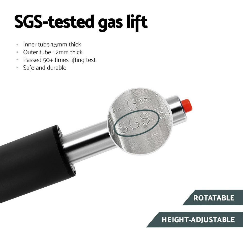 4x Bar Stools Vintage Leather Swivel Gas Lift Brown - Furniture > Bar Stools & Chairs > Table & Bar Stools - Rivercity House & Home Co. (ABN 18 642 972 209) - Affordable Modern Furniture Australia