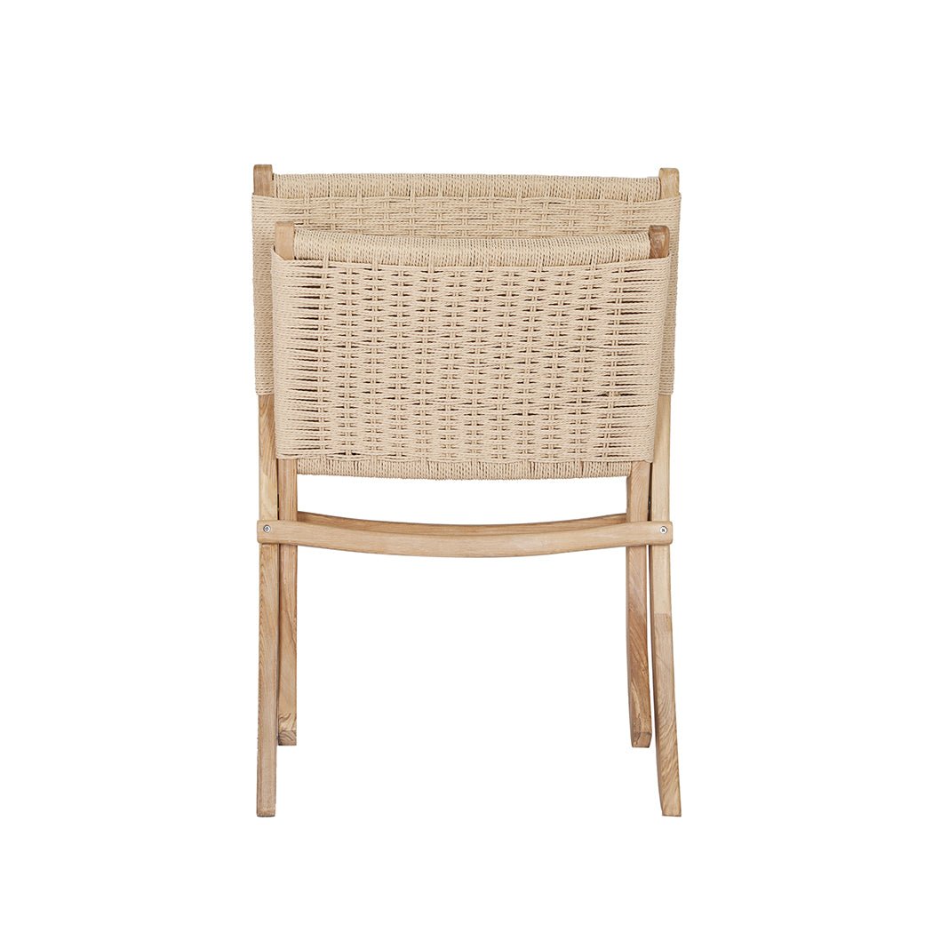 4x Foldable Accent Recliner Chair - Natural - Rivercity House & Home Co. (ABN 18 642 972 209) - Affordable Modern Furniture Australia