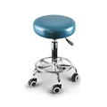 Set of 4 Swivel Barstool Salon Hairdressing Stools - Teal