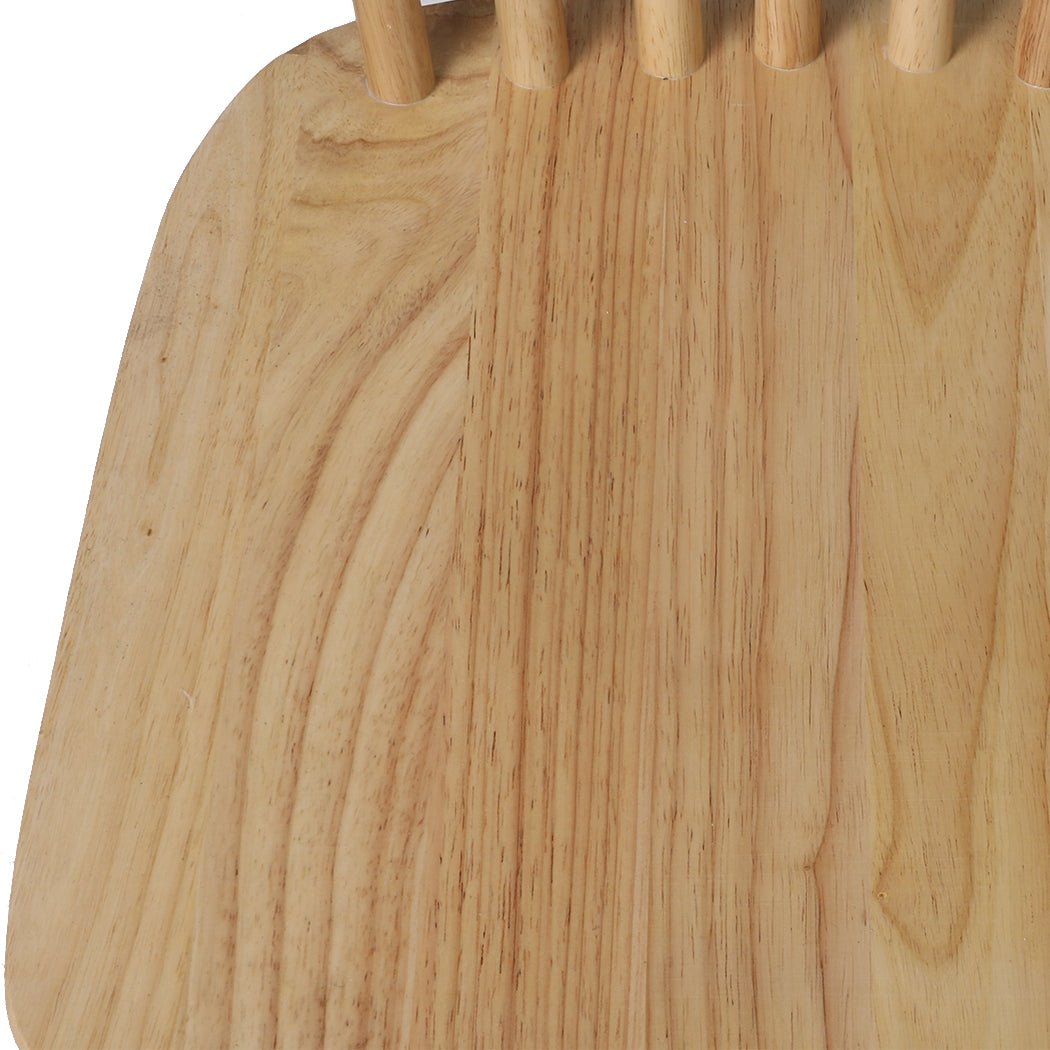 4x Windsor Dining Chairs Solid Oak Kitchen - Oak - Rivercity House & Home Co. (ABN 18 642 972 209) - Affordable Modern Furniture Australia