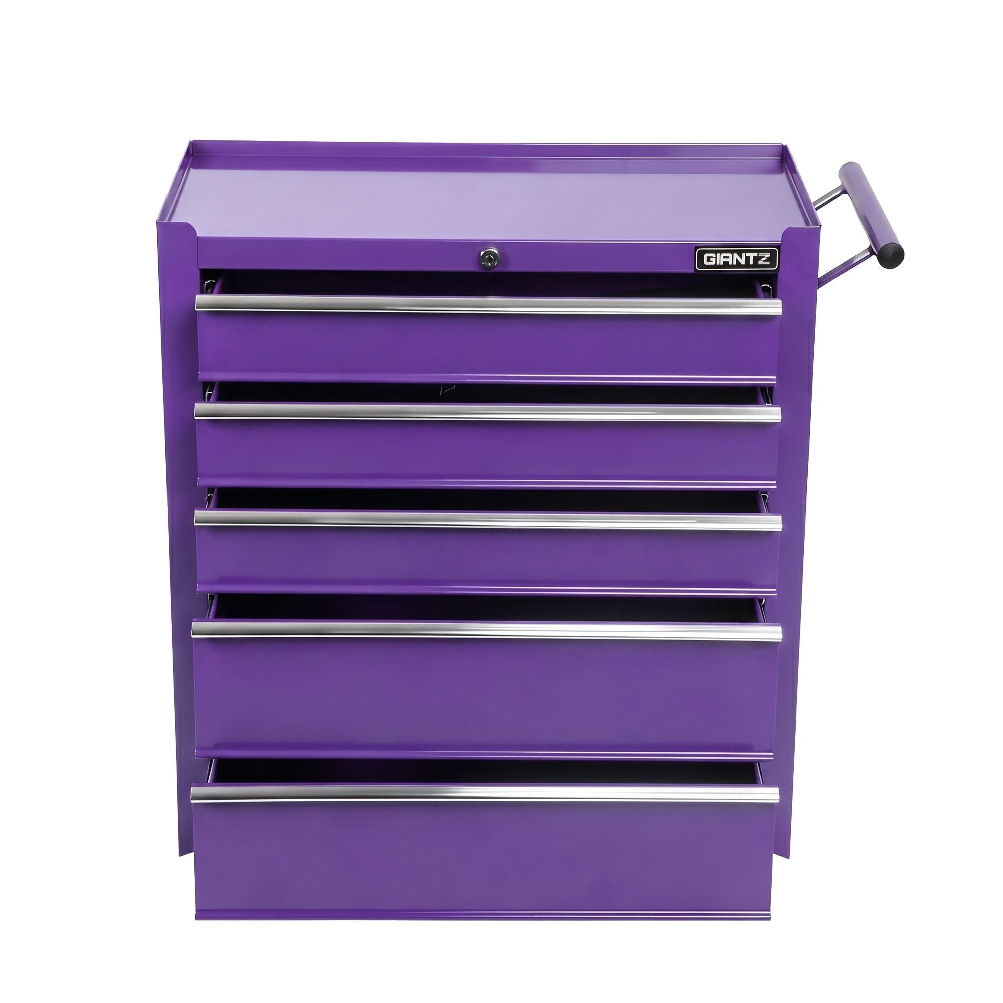 5 Drawer Tool Chest Trolley Cabinet Toolbox Heavy Duty Garage Storage Organiser Purple - Tools > Tools Storage > Utility Trolleys - Rivercity House & Home Co. (ABN 18 642 972 209) - Affordable Modern Furniture Australia