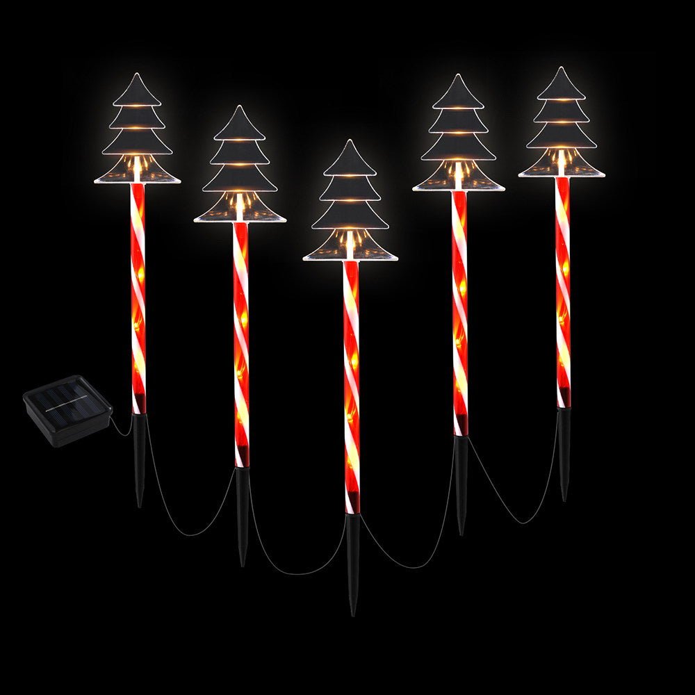 5 PCS Christmas Lights Path Ground Light Garden Decorations 25 LED - Occasions > Christmas > Outdoor Decorations & Lights - Rivercity House & Home Co. (ABN 18 642 972 209) - Affordable Modern Furniture Australia