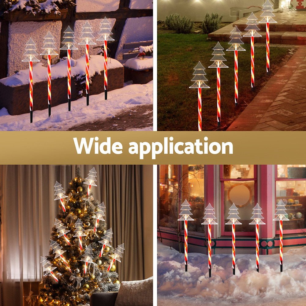 5 PCS Christmas Lights Path Ground Light Garden Decorations 25 LED - Occasions > Christmas > Outdoor Decorations & Lights - Rivercity House & Home Co. (ABN 18 642 972 209) - Affordable Modern Furniture Australia