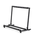 5-Space Folding Guitar Stand Rack Holder with Foam Padding - Black