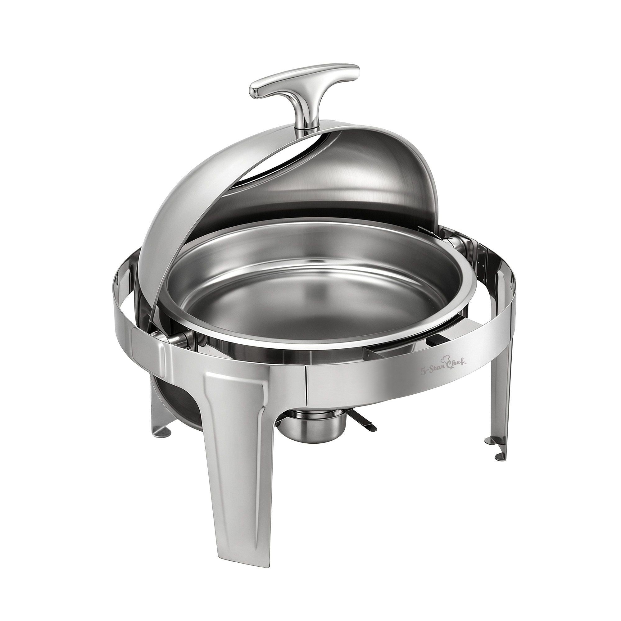 5-Star Chef 9L Chafing Dish Buffet Warmer Food Warmer Catering Server Round - Appliances > Kitchen Appliances > Food Warmers & Chafing Dishes - Rivercity House & Home Co. (ABN 18 642 972 209) - Affordable Modern Furniture Australia