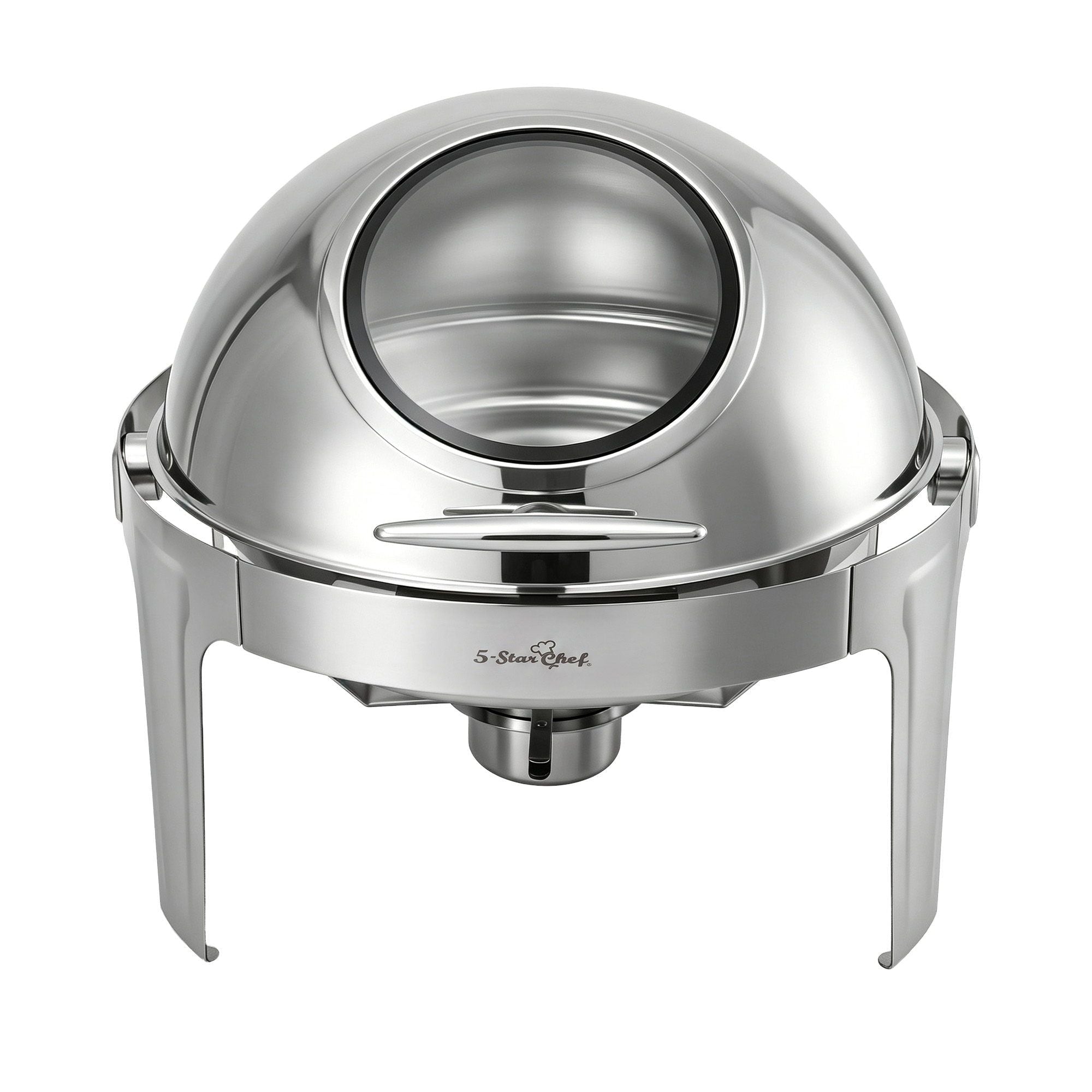 5-Star Chef 9L Chafing Dish Buffet Warmer Food Warmer Catering Server Round - Appliances > Kitchen Appliances > Food Warmers & Chafing Dishes - Rivercity House & Home Co. (ABN 18 642 972 209) - Affordable Modern Furniture Australia