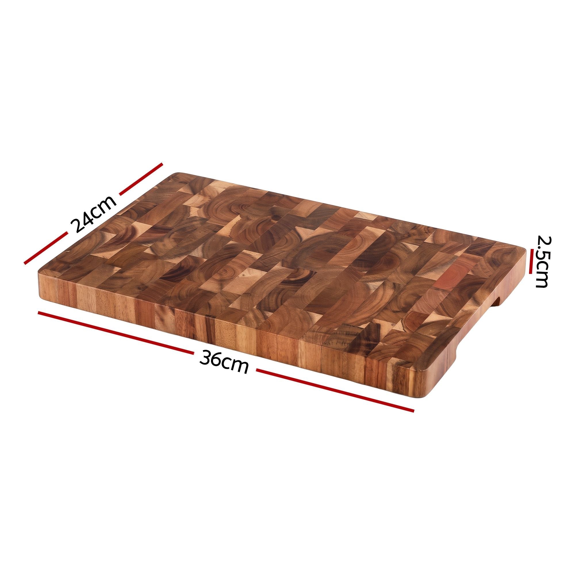 5-Star Chef Acacia Wooden Cutting Board End Grain Chopping Board - Home & Garden > Kitchenware > Bakeware & Accessories - Rivercity House & Home Co. (ABN 18 642 972 209) - Affordable Modern Furniture Australia