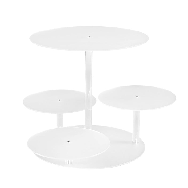 5-Star Chef Cake Stand 5 Tiers Acrylic Holder Display Round Clear Wedding Party - Home & Garden > Kitchenware - Rivercity House & Home Co. (ABN 18 642 972 209) - Affordable Modern Furniture Australia