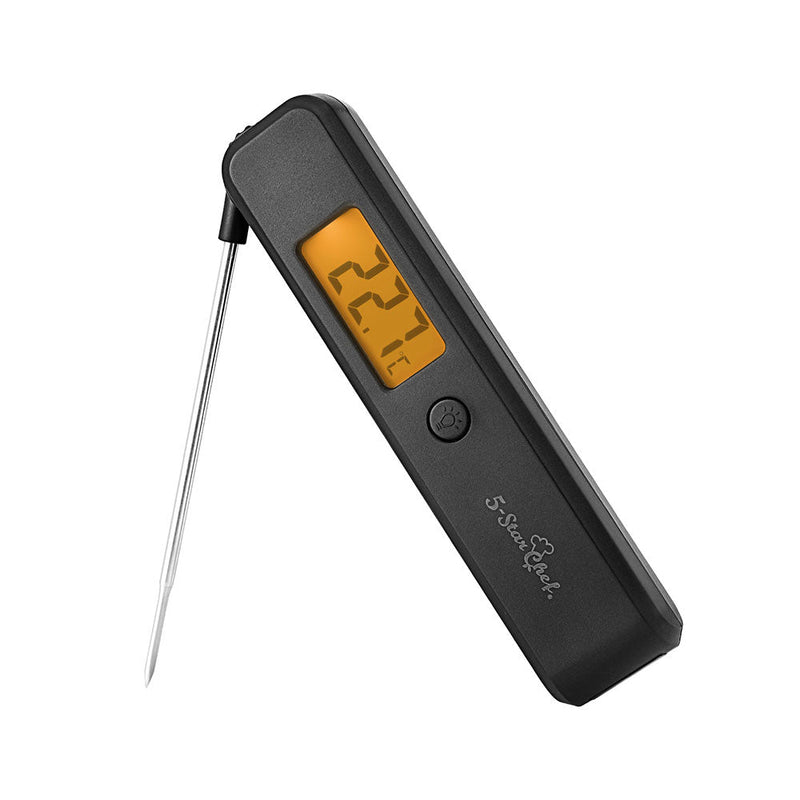 5 - star Chef Food Thermometer  BBQ Meat Instant Read Cooking Fast Smoker Jam Pizza - Appliances > Kitchen Appliances > Speciality Appliances - Rivercity House & Home Co. (ABN 18 642 972 209) - Affordable Modern Furniture Australia