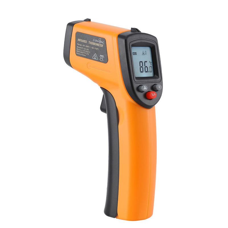 5 - star Chef Laser Infrared Thermometer Food Digital Temperature Gun Smoker Pizza BBQ - Appliances > Kitchen Appliances > Speciality Appliances - Rivercity House & Home Co. (ABN 18 642 972 209) - Affordable Modern Furniture Australia