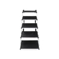 5-Step Adjustable Height Dog Ramp - Black