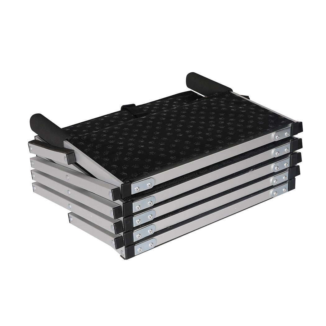 5 - Step Adjustable Height Dog Ramp - Black - Rivercity House & Home Co. (ABN 18 642 972 209) - Affordable Modern Furniture Australia