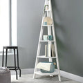 5 Tier Corner Ladder Display Shelf Home Storage Plant Stand Bookshelf