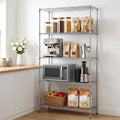 5-Tier Kitchen Rack Shelf Shelving 90x35x182CM Adjustable Metal Storage Shelves