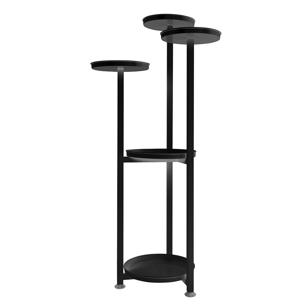 5 Tier Large Indoor Outdoor Plant Stand - Black - Rivercity House & Home Co. (ABN 18 642 972 209) - Affordable Modern Furniture Australia