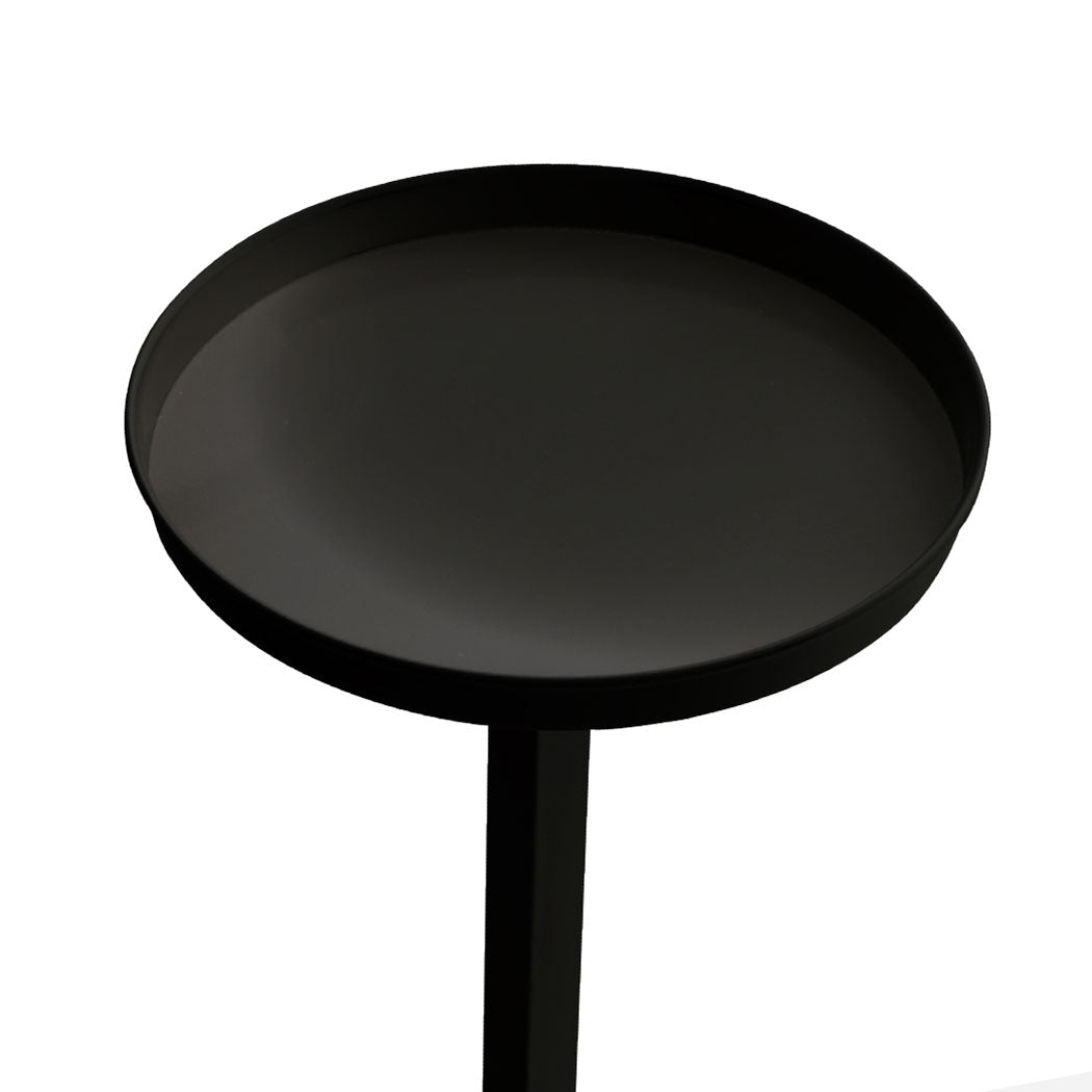 5 Tier Metal Plant Stand for Indoor Outdoor Use Medium - Black - Rivercity House & Home Co. (ABN 18 642 972 209) - Affordable Modern Furniture Australia