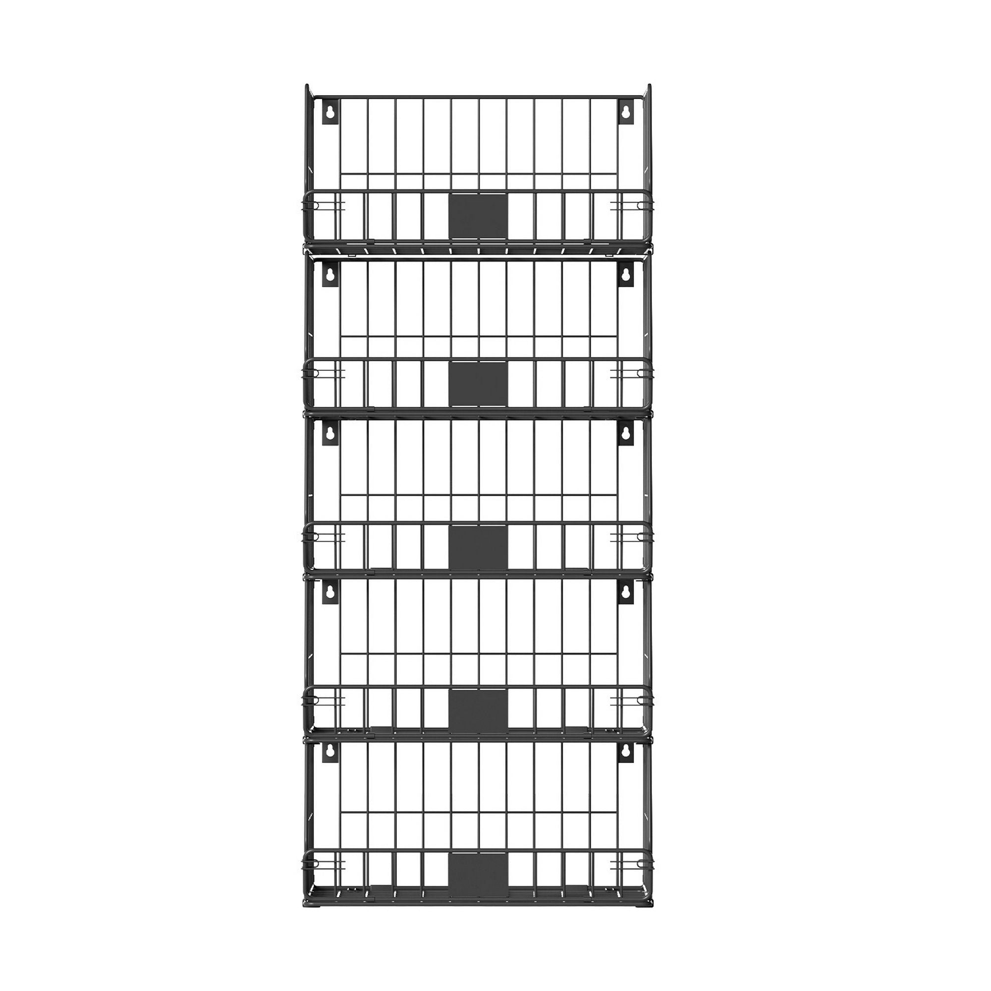 5 Tier Stackable Closet Organizers and Storage Closet Hanging Storage Organizer Shelves - Home & Garden > Storage > Clothing & Wardrobe Storage - Rivercity House & Home Co. (ABN 18 642 972 209) - Affordable Modern Furniture Australia