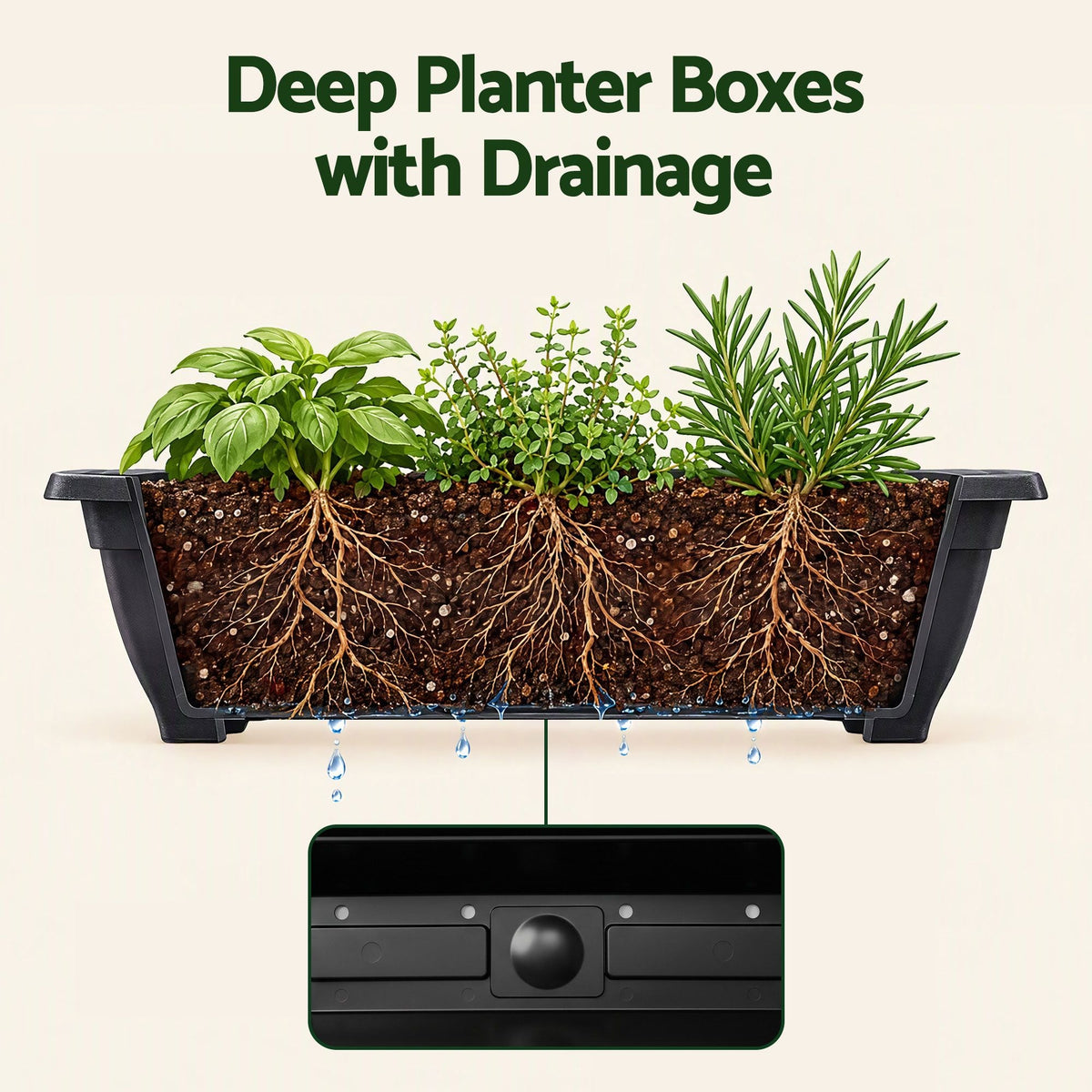 5 Tier Vertical Raised Garden Bed with Locking Wheels Mobile Planter Box - Black - Home & Garden > Garden Beds > Garden Beds & Planters - Rivercity House & Home Co. (ABN 18 642 972 209) - Affordable Modern Furniture Australia